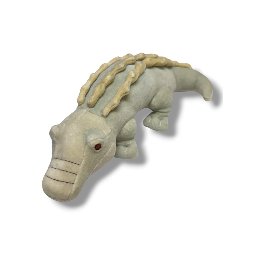 My Natural Eco Friendly Alligator Plush Stuffed Animal Green Cream Hosung NY